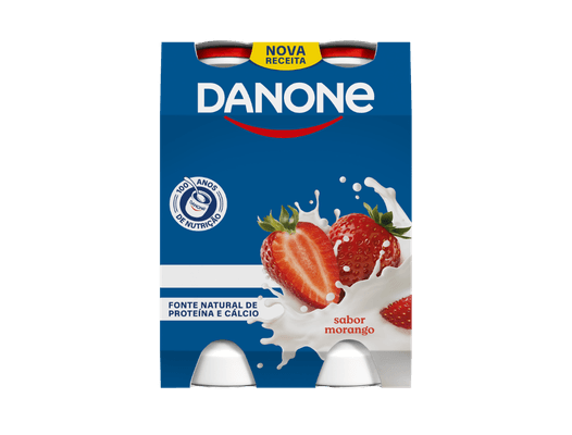 Num formato pr&aacute;tico e saboroso, o iogurte l&iacute;quido Danone, fonte c&aacute;lcio, &eacute; uma nutritiva op&ccedil;&atilde;o para qualquer altura do dia.
Benef&iacute;cios para a sa&uacute;de
Dever&aacute; ser consumido integrado num regime alimentar variado e equilibrado e num modo de vida saud&aacute;vel.
