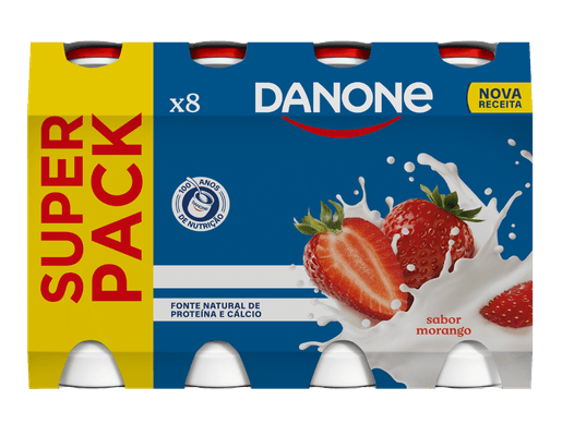 Num formato pr&aacute;tico e saboroso, o iogurte l&iacute;quido Danone, fonte c&aacute;lcio, &eacute; uma nutritiva op&ccedil;&atilde;o para qualquer altura do dia.
Benef&iacute;cios para a sa&uacute;de
Dever&aacute; ser consumido integrado num regime alimentar variado e equilibrado e num modo de vida saud&aacute;vel.
