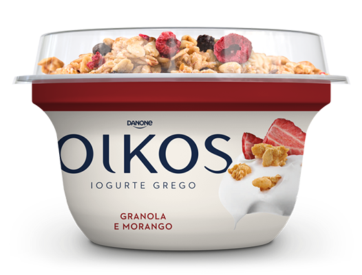 Desfrute do seu momento único de prazer autêntico e sinta toda a cremosidade do iogurte grego com as combinações do seu iogurte OIKOS com os mais surpreendentes sabores, numa experiência única de prazer.