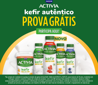 Prova Grátis Activia Kefir: Experimente e receba o seu dinheiro de volta
