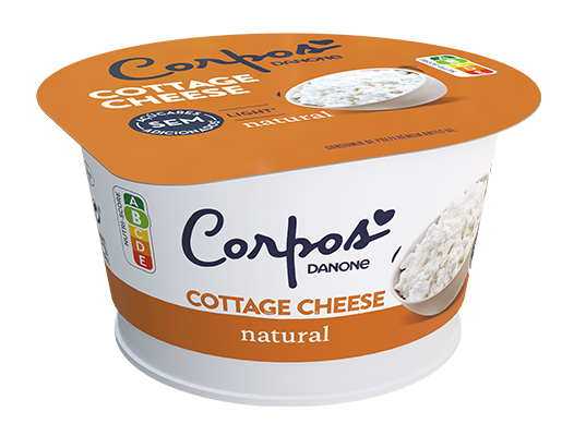 O queijo cottage de Corpos Danone: com ingredientes de origem natural, naturalmente rico em proteína e baixo em gordura.
É versátil para inúmeras receitas e um óptimo aliado para uma alimentação equilibrada!
