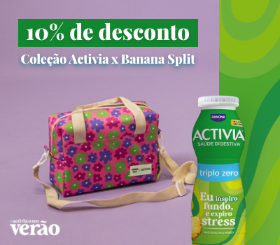Activia e Banana Split: Descobre já o look perfeito para cuidares da tua saúde digestiva neste verão