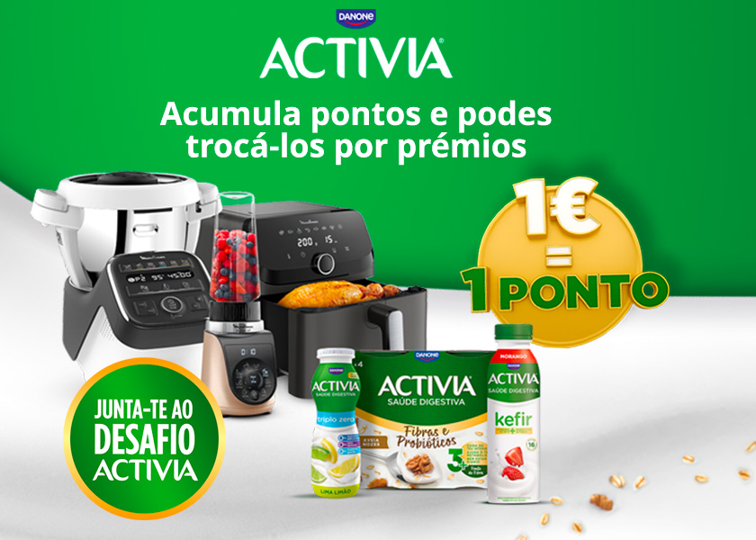 Desafio Activia: transforma as tuas escolhas saudáveis em prémios