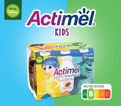 Actimel lança uma nova edição limitada Kids em parceria com a Pixar