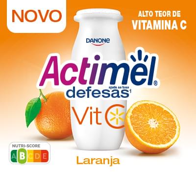 O seu Actimel, agora reforçado com Vitamina C