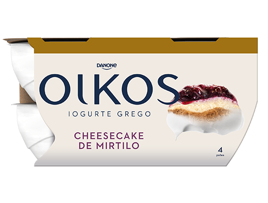 Deixe-se surpreender e tentar pelo Oikos Cheesecake de Mirtilo que combina a cremosidade aveludada do iogurte grego com o delicioso sabor do cheesecake de mirtilo.