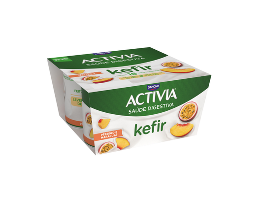 Experimenta j&aacute; o novo Kefir Activia S&oacute;lido P&ecirc;ssego Maracuj&aacute;&nbsp;125gx4, com um sabor suave e textura cremosa &eacute; o aliado ideal para qualquer momento, seja no teu pequeno-almo&ccedil;o ou num lanche a meio da tarde. Cont&eacute;m milh&otilde;es de probi&oacute;ticos* e aut&ecirc;nticas leveduras de kefir e, al&eacute;m disso, ajuda a tua sa&uacute;de digestiva**.&nbsp;
*Activia cont&eacute;m culturas vivas do iogurte que s&atilde;o probi&oacute;ticos porque melhoram a digest&atilde;o da lactose do produto em indiv&iacute;duos com dificuldades de digest&atilde;o da lactose.**Activia cont&eacute;m cloreto que contribui para uma digest&atilde;o normal atrav&eacute;s da produ&ccedil;&atilde;o de &aacute;cido clor&iacute;drico no est&ocirc;mago.

Benef&iacute;cios para a sa&uacute;de
Activia kefir cont&eacute;m milh&otilde;es de probi&oacute;ticos e aut&ecirc;nticas leveduras de kefir e al&eacute;m disso ajuda a tua sa&uacute;de digestiva. Dever&aacute; ser consumido integrado num regime alimentar variado e equilibrado e num modo de vida saud&aacute;vel.