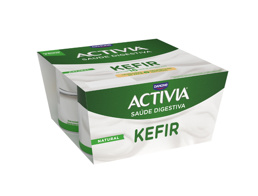 Experimenta j&aacute; o novo Kefir Activia S&oacute;lido Natural&nbsp;125gx4, com um sabor suave e textura cremosa &eacute; o aliado ideal para qualquer momento, seja no teu pequeno-almo&ccedil;o ou num lanche a meio da tarde. Cont&eacute;m milh&otilde;es de probi&oacute;ticos* e aut&ecirc;nticas leveduras de Kefir e, al&eacute;m disso, ajuda a tua sa&uacute;de digestiva**.&nbsp;
*Activia cont&eacute;m culturas vivas do iogurte que s&atilde;o probi&oacute;ticos porque melhoram a digest&atilde;o da lactose do produto em indiv&iacute;duos com dificuldades de digest&atilde;o da lactose.**Activia cont&eacute;m cloreto que contribui para uma digest&atilde;o normal atrav&eacute;s da produ&ccedil;&atilde;o de &aacute;cido clor&iacute;drico no est&ocirc;mago.

Benef&iacute;cios para a sa&uacute;de
Activia Kefir cont&eacute;m milh&otilde;es de probi&oacute;ticos e aut&ecirc;nticas leveduras de Kefir e al&eacute;m disso ajuda a tua sa&uacute;de digestiva. Dever&aacute; ser consumido integrado num regime alimentar variado e equilibrado e num modo de vida saud&aacute;vel.