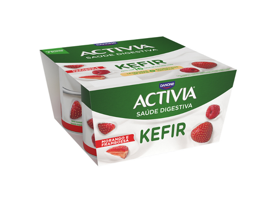 Experimenta j&aacute; o novo Kefir Activia S&oacute;lido Morango Framboesa 125gx4, com um sabor suave e textura cremosa &eacute; o aliado ideal para qualquer momento, seja no teu pequeno-almo&ccedil;o ou num lanche a meio da tarde. Cont&eacute;m milh&otilde;es de probi&oacute;ticos* e aut&ecirc;nticas leveduras de kefir e, al&eacute;m disso, ajuda a tua sa&uacute;de digestiva**.&nbsp;
*Activia cont&eacute;m culturas vivas do iogurte que s&atilde;o probi&oacute;ticos porque melhoram a digest&atilde;o da lactose do produto em indiv&iacute;duos com dificuldades de digest&atilde;o da lactose.**Activia cont&eacute;m cloreto que contribui para uma digest&atilde;o normal atrav&eacute;s da produ&ccedil;&atilde;o de &aacute;cido clor&iacute;drico no est&ocirc;mago.

Benef&iacute;cios para a sa&uacute;de
Activia kefir cont&eacute;m milh&otilde;es de probi&oacute;ticos e aut&ecirc;nticas leveduras de kefir e al&eacute;m disso ajuda a tua sa&uacute;de digestiva. Dever&aacute; ser consumido integrado num regime alimentar variado e equilibrado e num modo de vida saud&aacute;vel.
