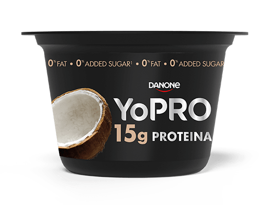 Yopro Coco com Proteína*, fuel para os teus músculos.
Benefícios para a saúde
Fonte de proteínas*.*As proteínas contribuem para o crescimento e manutenção da massa muscular. Deverá ser consumido integrado num regime alimentar variado e equilibrado e num modo de vida saudável.
